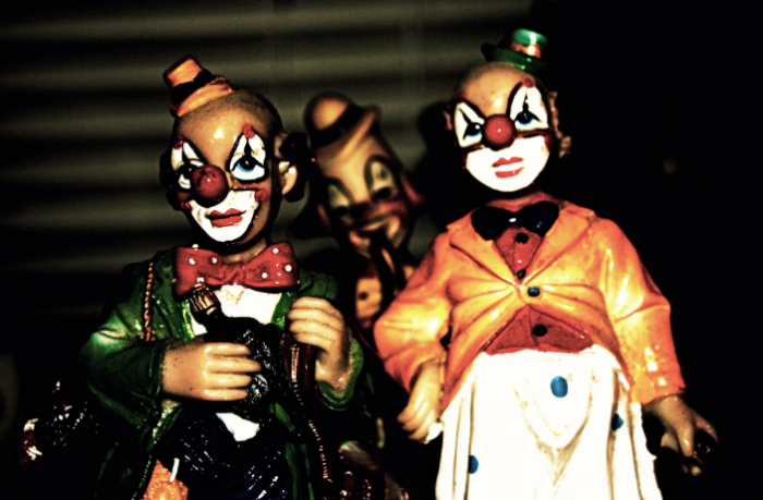 …..bad flash and scary clowns.